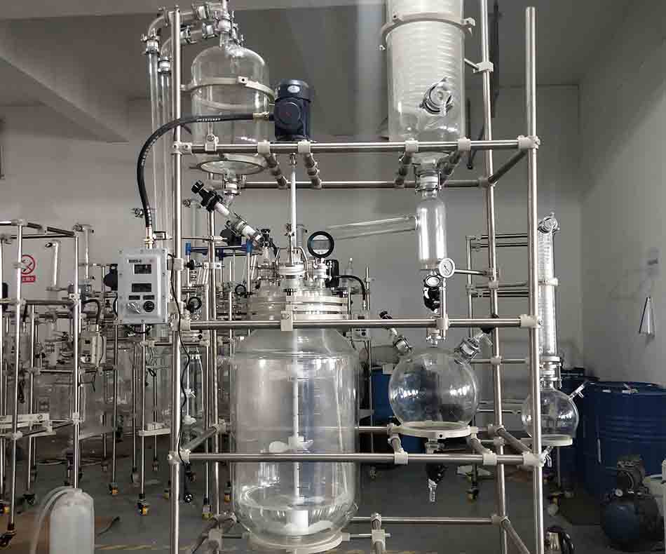Glass Distillation Reactor Glass Distillation Reactor
