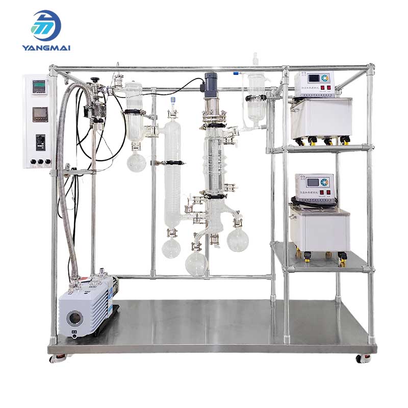Destilación molecular de vidrio de recorrido corto: Purificación eficiente para laboratorios y productos farmacéuticos