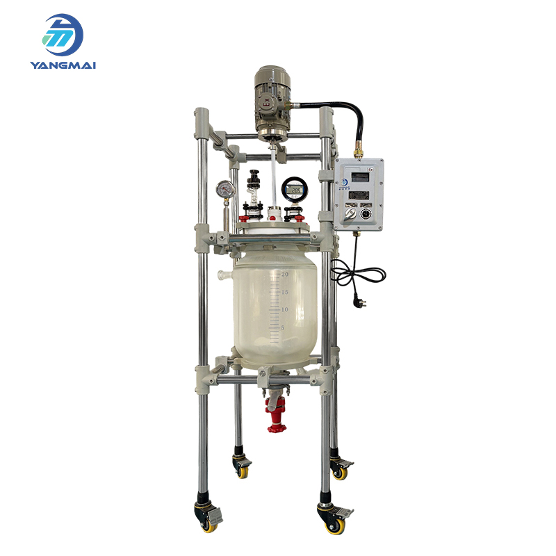 Reactor de vidrio revestido de PTFE: La solución ideal para procesos químicos corrosivos