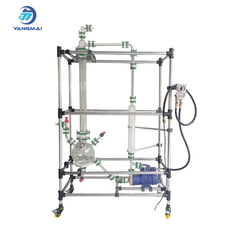 Sistema de depuración de gases de vidrio de 10 litros para el tratamiento de gases residuales de laboratorio y absorción química.