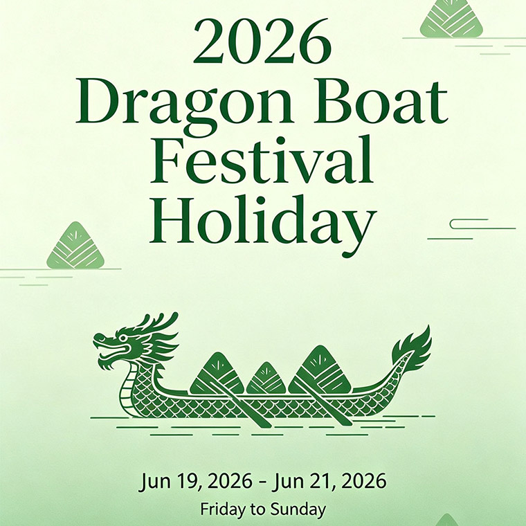 Aviso sobre el feriado del Festival del Barco Dragón